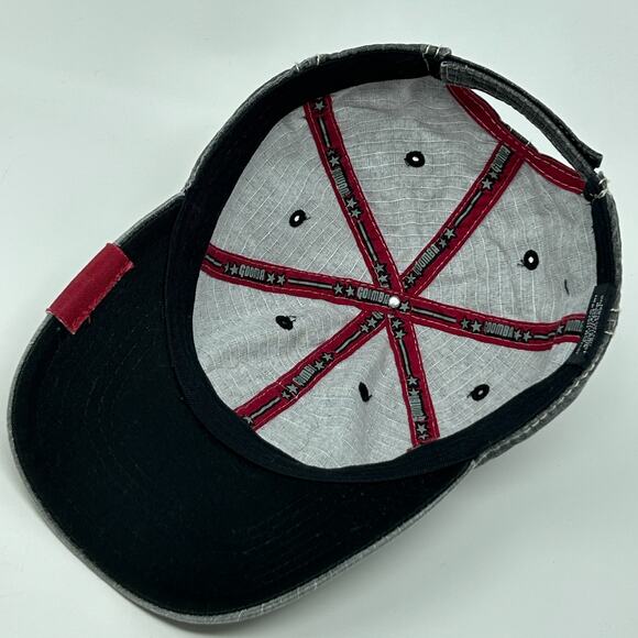 Nintendo Super Mario Bros Dad Hat Baseball Cap Goomba Game Over Strapback Gray - Picture 4 of 9